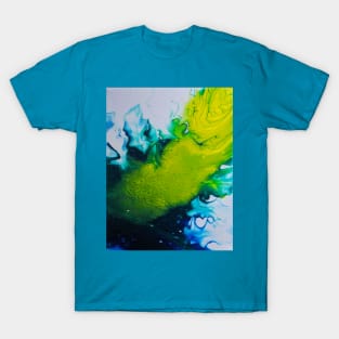 Om Feather Waves T-Shirt